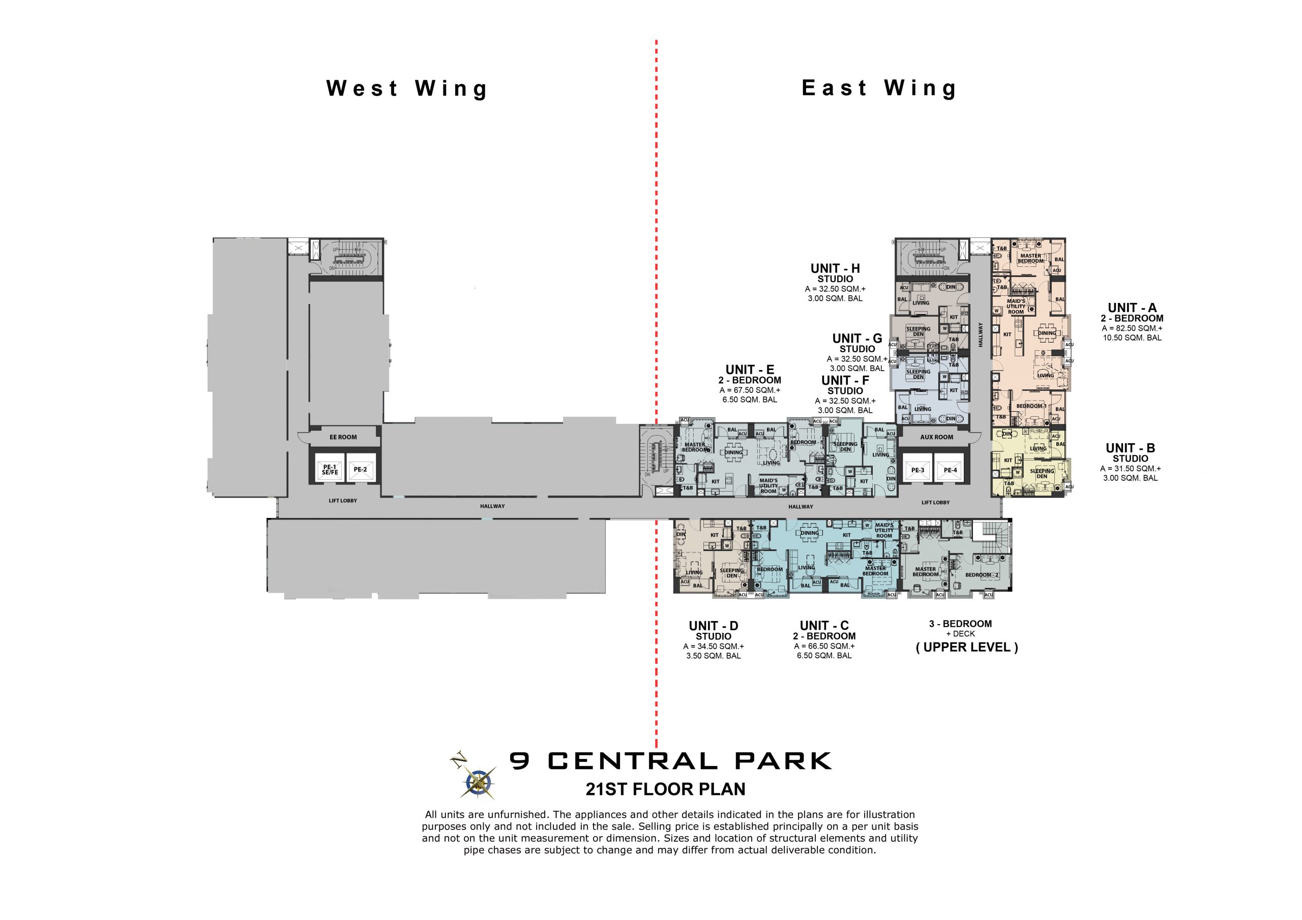 21st Floor Plan