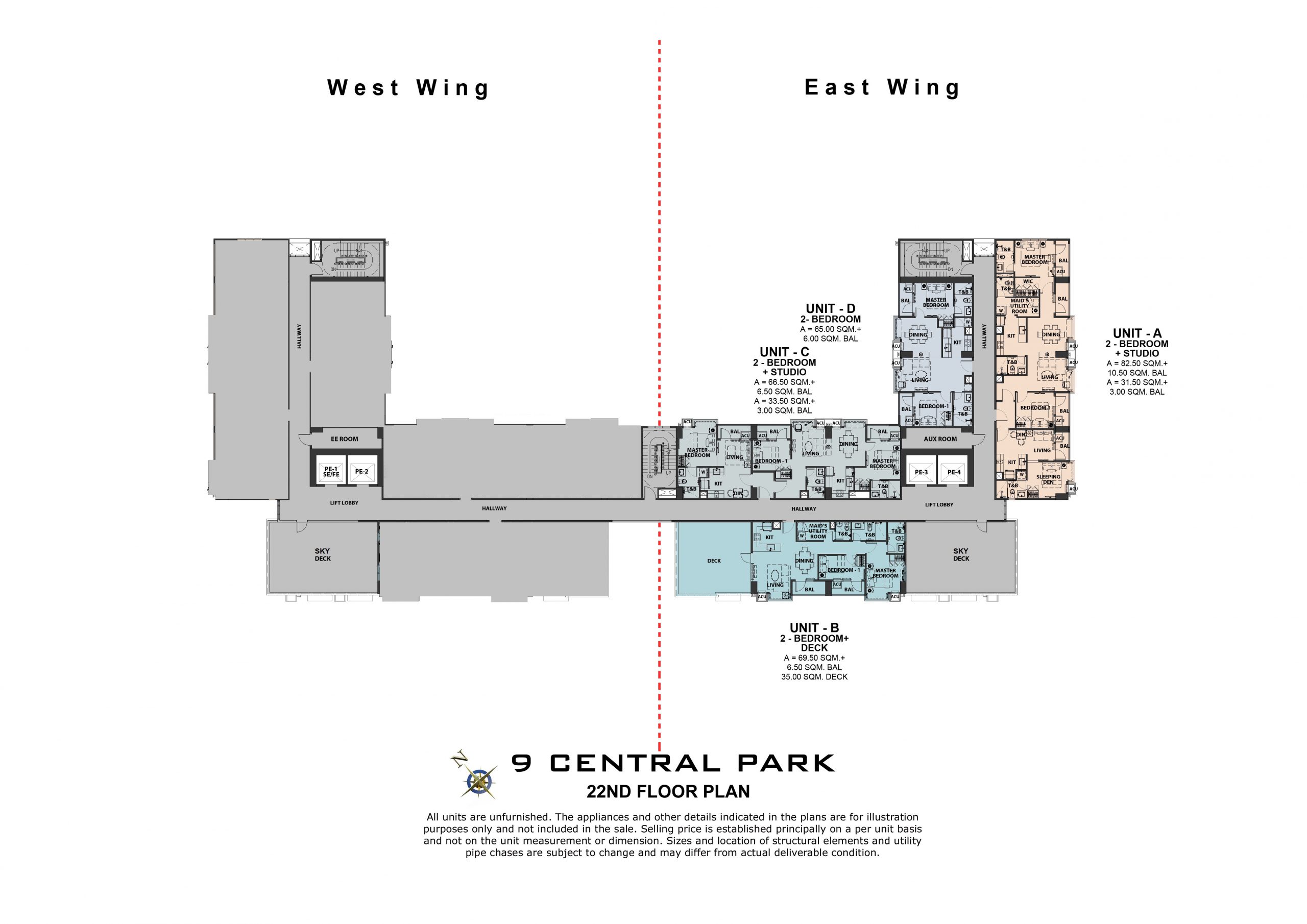 22nd Floor Plan